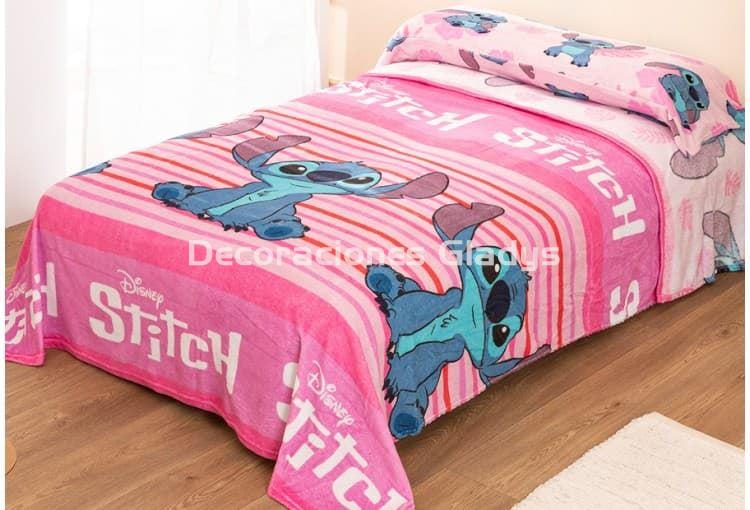 SABANA CORALINA LILO&STITCH FLOWERS - Imagen 1