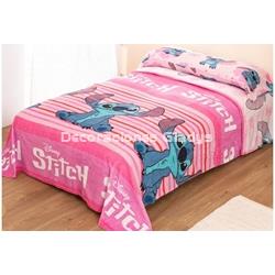 SABANA CORALINA LILO&STITCH FLOWERS - Imagen 1