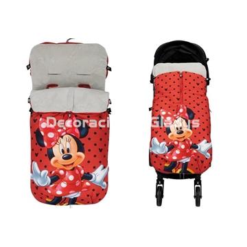 SACO CARRO MINNIE TOPOS - Imagen 1