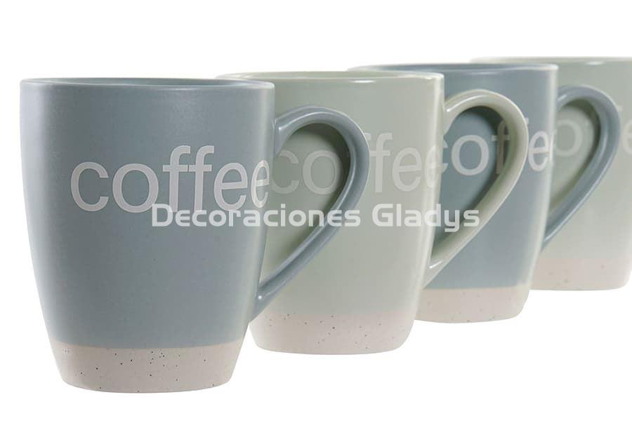 SET 4 TAZAS COFFE PASTEL - Imagen 2