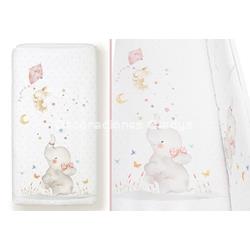 SET FUNDA NORDICA+NORDICO+CHICHONERA ELEFANTE - Imagen 2