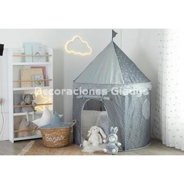 TIENDA PLEGABLE POP UP GRIS - Imagen 1