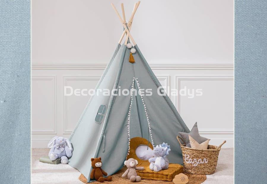 TIPI POMPONETES WAPI AZUL - Imagen 1