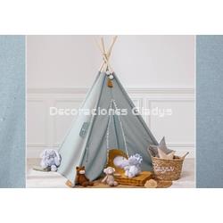 TIPI POMPONETES WAPI AZUL - Imagen 1