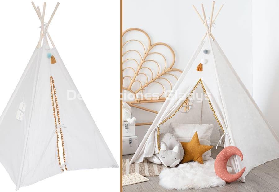 TIPI POMPONETES WAPI BLANCO - Imagen 1