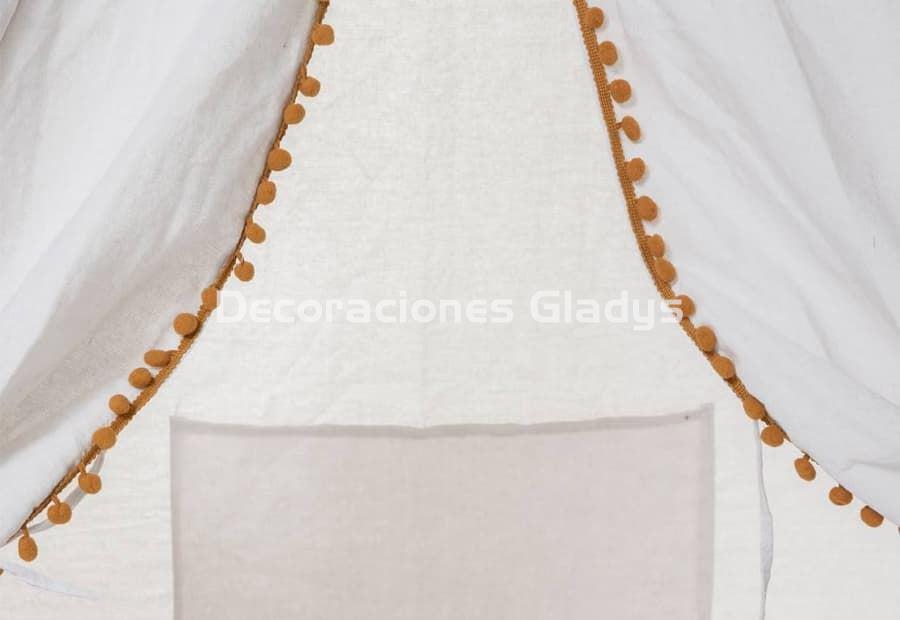 TIPI POMPONETES WAPI BLANCO - Imagen 3