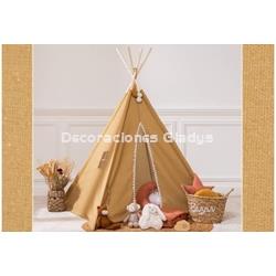 TIPI POMPONETES WAPI OCRE - Imagen 1