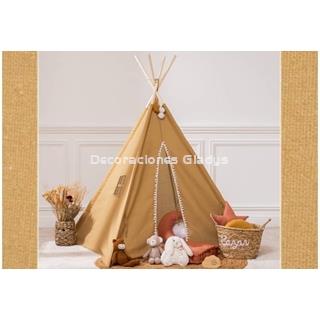 TIPI POMPONETES WAPI OCRE - Imagen 1