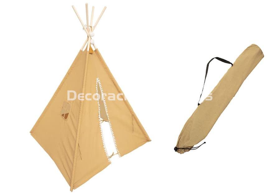 TIPI POMPONETES WAPI OCRE - Imagen 3