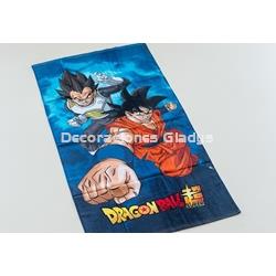 TOALLA PLAYA DRAGON BALL GOKU-VEGETA - Imagen 1