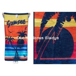 TOALLA PLAYA SUNSET - Imagen 1