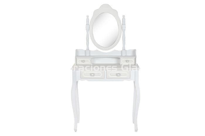TOCADOR MDF ESPEJO  BLANCO - Imagen 2