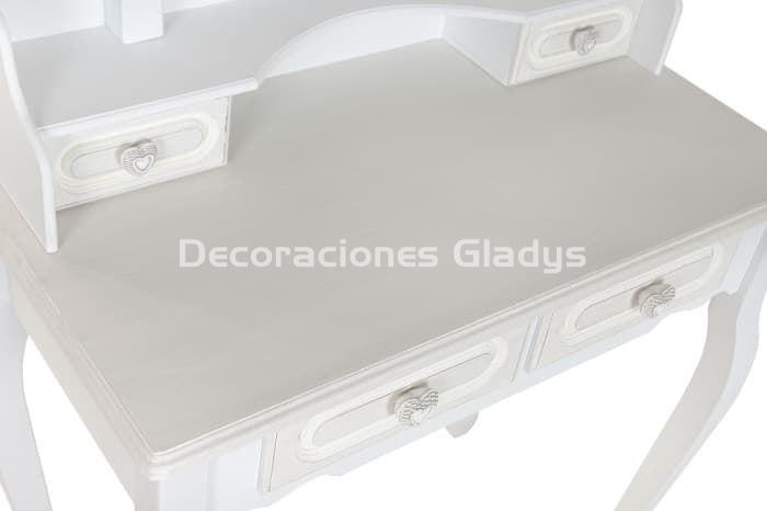 TOCADOR MDF ESPEJO  BLANCO - Imagen 4