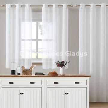 VISILLO COCINA CUADROS CRUDO - Imagen 1