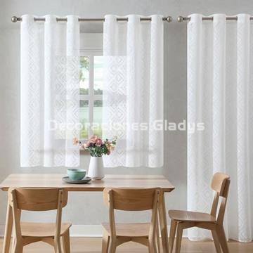 VISILLO COCINA JACQUARD CRUDO - Imagen 1