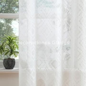 VISILLO COCINA JACQUARD CRUDO - Imagen 2