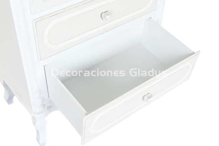 VITRINA MADERA CRISTAL  BLANCO - Imagen 4